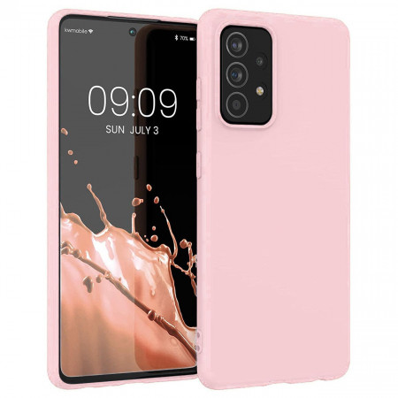 Силиконов гръб Soft Flexible Rubber - Samsung Galaxy A22 розов