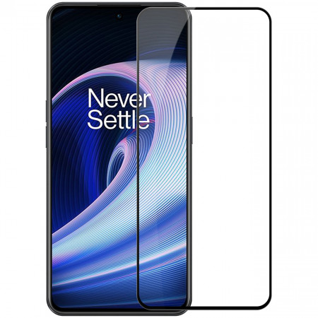 Ултратънък 0.2mm 9H закален стъклен протектор NILLKIN Amazing CP+Pro - OnePlus Ace с черна рамка