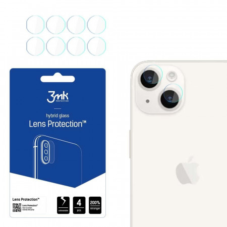 2 бр. гъвкав протектор за камера 3mk Lens Protection - iPhone 15