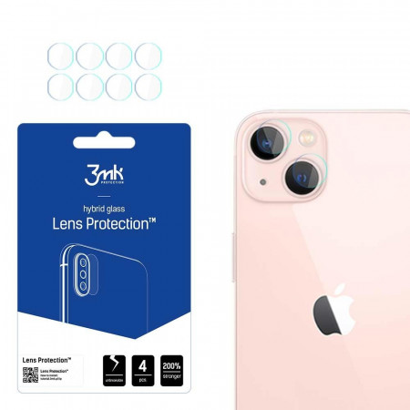 4 бр. гъвкав протектор за камера 3mk Lens Protection - iPhone 14