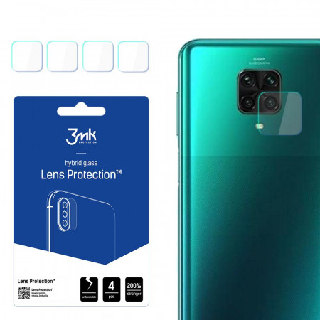 4 бр. гъвкав протектор за камера 3mk Lens Protection - Xiaomi Redmi Note 9 Pro / 9S / 9 Pro Max