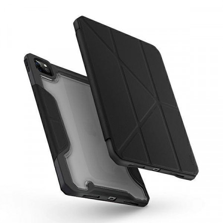 Антибактериален калъф тип книга с място за стилус UNIQ Trexa - iPad Pro 11" (2nd gen 2020) / Pro 11" (3rd gen 2021) / Pro 11" (4th gen 2022) черен