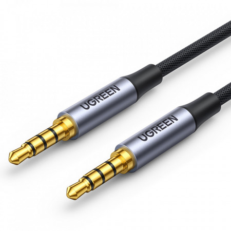 Аудио кабел UGREEN кабел жак 3.5mm кабел към жак 3.5mm 2m (AV183) черен