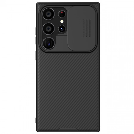 Гръб с подвижно покритие за камерата NILLKIN CamShield Pro - Samsung Galaxy S24 Ultra черен