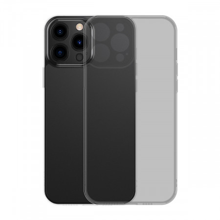 Гръб BASEUS Frosted Glass - iPhone 13 Pro черен