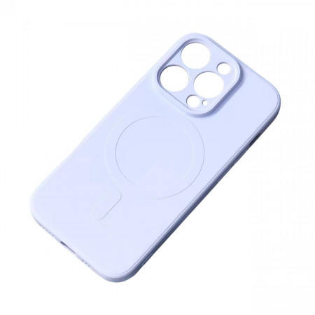 Гръб Silicone MagSafe - iPhone 15 Pro Max син