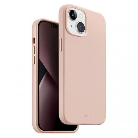 Гръб UNIQ Lino Hue Magclick - iPhone 14 Plus розов - Img 1