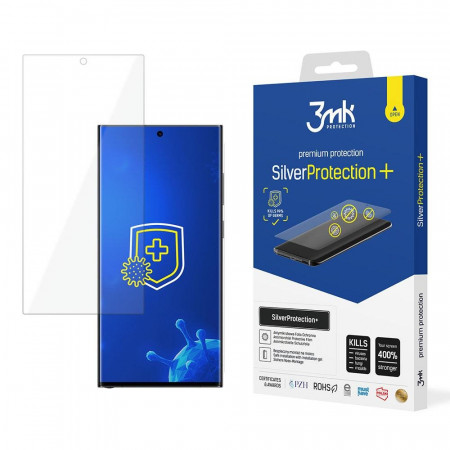 Гъвкав протектор с антимикробно покритие 3mk Silver Protection+ - Samsung Galaxy S24 Ultra