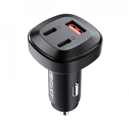 Зарядно за кола ACEFAST 66W USB Type A / 2x USB Type C PPS PD QC 4.0 AFC FCP SCP (B3) черно