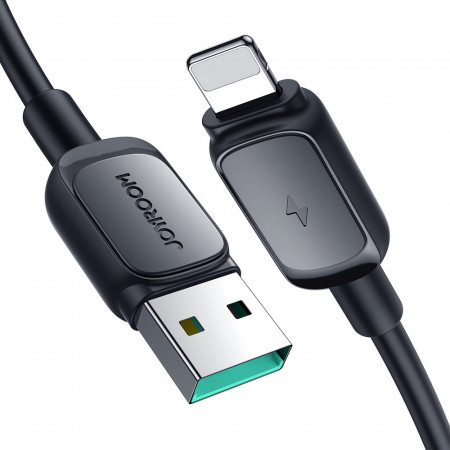 Кабел за зареждане и данни JOYROOM USB Type A към Lightning 2.4A 2m S-AL012A14 черен