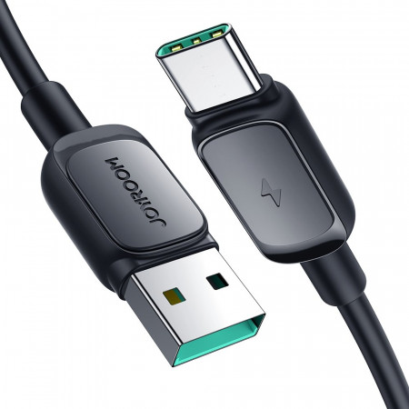 Кабел за зареждане и данни JOYROOM USB Type A към USB Type C 3A 1.2m S-AC027A14 черен - Img 1