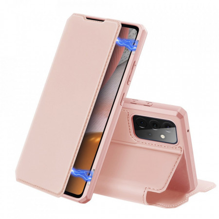 Калъф тип книга DUX DUCIS Skin X - Samsung Galaxy A72 розов