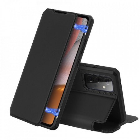 Калъф тип книга DUX DUCIS Skin X - Samsung Galaxy A72 черен