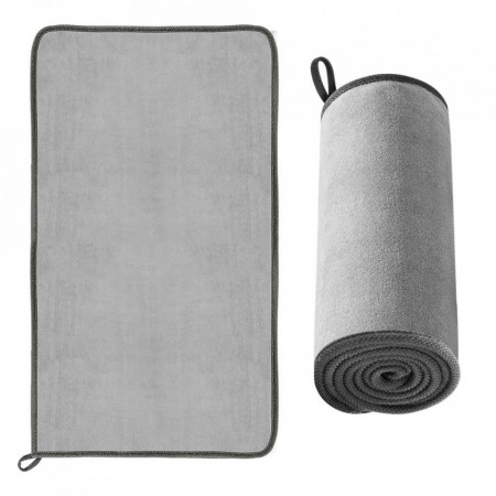 Микрофибърна кърпа BASEUS за сухо чистене на колата 40cm x 80cm (CRXCMJ-A0G) сива