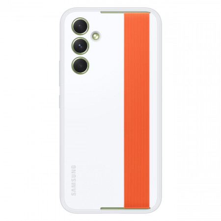 Оригинален гръб с лента SAMSUNG Haze Grip (EF-XA54 5G6CWEGWW) - Samsung Galaxy A54 5G бял