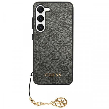 Оригинален гръб GUESS 4G Charms - Samsung Galaxy S24+ черен