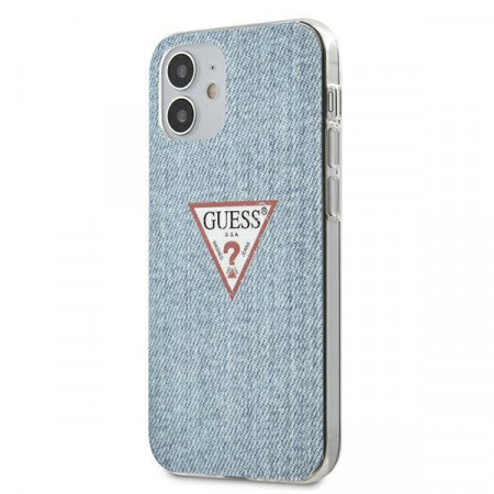 Оригинален гръб GUESS Jeans GUE000847 GUHCP12SPCUJULLB - iPhone 12 mini син
