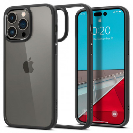 Оригинален гръб SPIGEN Ultra Hybrid - iPhone 14 Pro Max черен мат