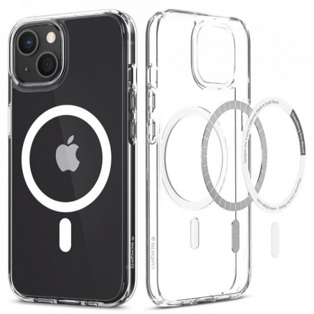 Оригинален гръб SPIGEN Ultra Hybrid MagSafe - iPhone 13 бял
