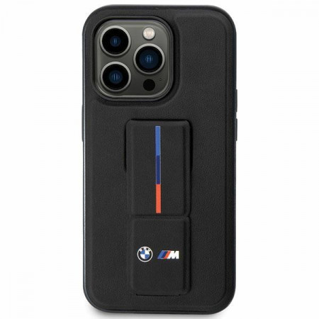 Оригинален твърд гръб BMW Grip Hot Stamp BMHCP14S22GSLK - iPhone 14 черен - Img 1