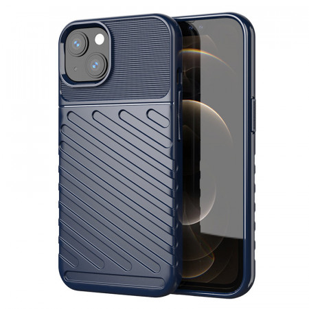 Подсилен гръб Thunder - iPhone 13 mini син