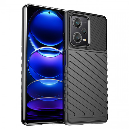 Подсилен гръб Thunder - Xiaomi Redmi Note 12 Pro+ 5G черен