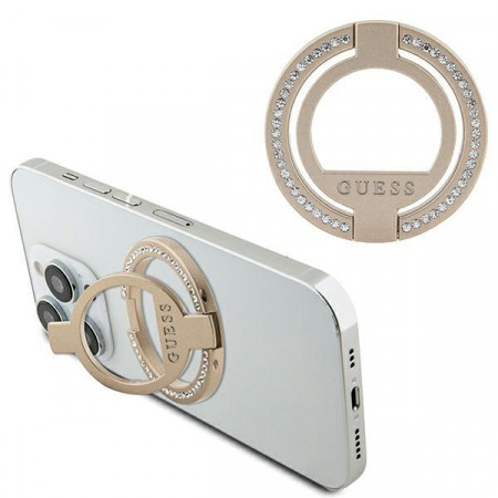 Ринг държач GUESS MagSafe GUMRSALDGD златист