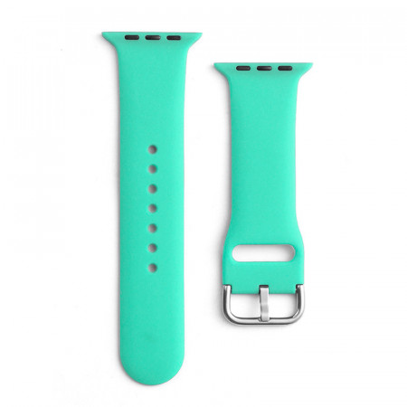 Силиконова каишка APS - Watch Band 45mm Series 8 / 45mm Series 7 / 44mm SE / 44mm Series 6 / 44mm Series 5 / 44mm Series 4 / 42mm Series 3 / 42mm Series 2 мента