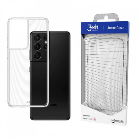 Силиконов гръб 3mk Armor - Samsung Galaxy S21 Ultra 5G прозрачен