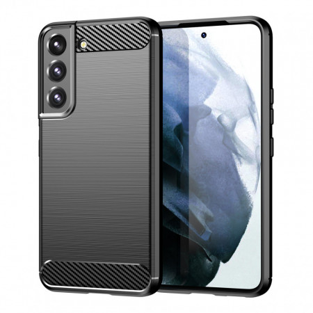 Силиконов гръб Carbon - Samsung Galaxy S22+ черен