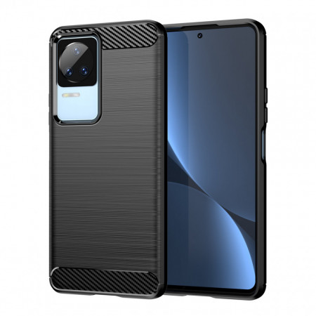 Силиконов гръб Carbon - Xiaomi Poco F4 черен