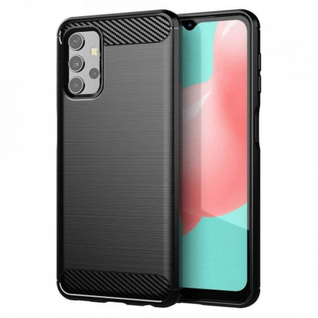 Силиконов гръб FORCELL Carbon - Samsung Galaxy A32 черен