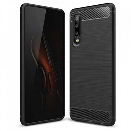 Силиконов гръб FORCELL Carbon - Xiaomi Mi Note 10 / 10 Pro черен