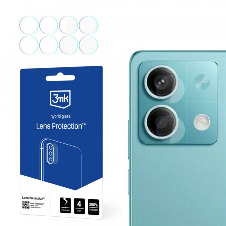 4 бр. гъвкав протектор за камера 3mk Lens Protection - Xiaomi Redmi Note 13 5G