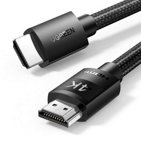 Видео кабел UGREEN HDMI 2.0 4K 3m черен (HD119 40102)
