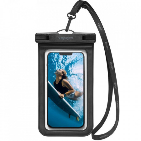 Водоустойчив калъф за плуване SPIGEN A601 до 6.9“ черен