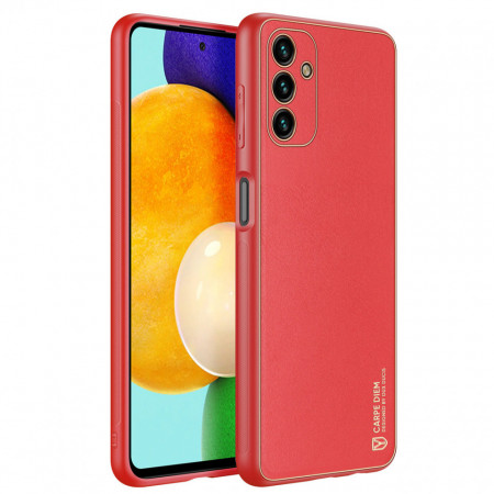 Гръб от еко кожа DUX DUCIS Yolo - Samsung Galaxy A04s / A13 5G червен