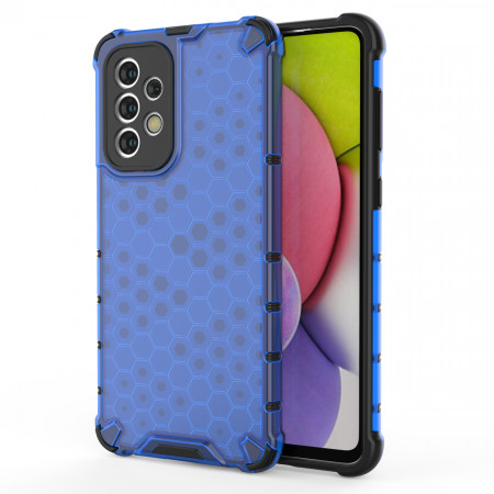 Гръб Honeycomb Armor със силиконов бъмпер - Samsung Galaxy A33 5G син