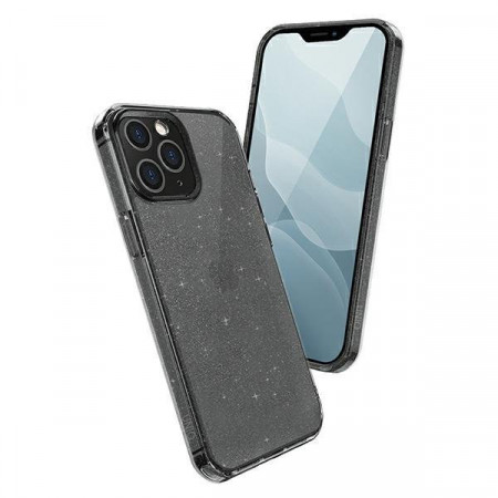 Гръб UNIQ LifePro Tinsel - iPhone 12 Pro Max черен - Img 1