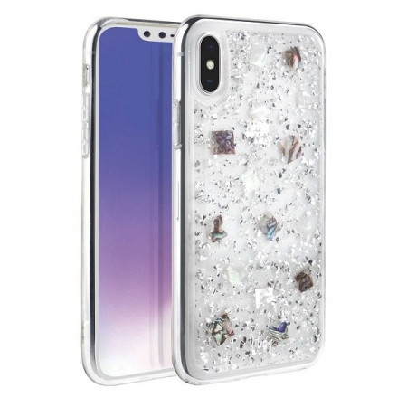 Гръб UNIQ Lumence Clear - iPhone XS Max сребрист