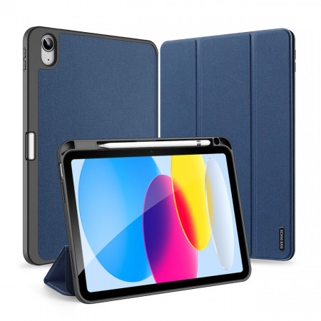 Калъф тип книга със Smart Sleep функция DUX DUCIS Domo - iPad 10.9&quot; 2022 син - Img 1
