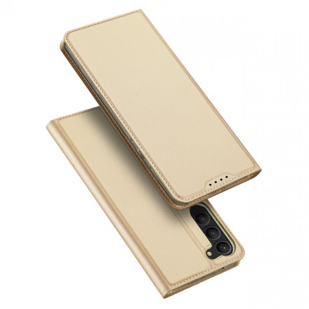 Калъф тип книга DUX DUCIS Skin Pro - Samsung Galaxy S23+ златист