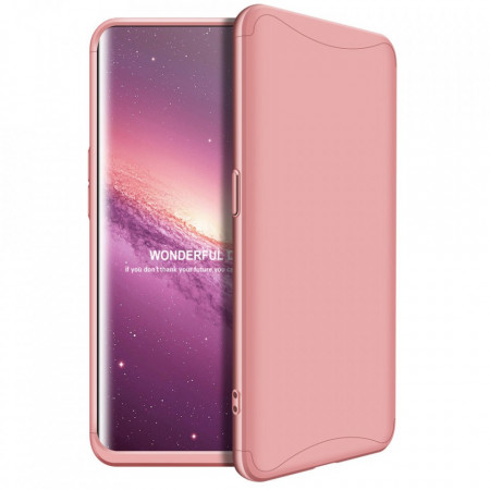 Калъф 360° GKK Full Body Cover (без стъклен протектор) - OPPO Find X розов