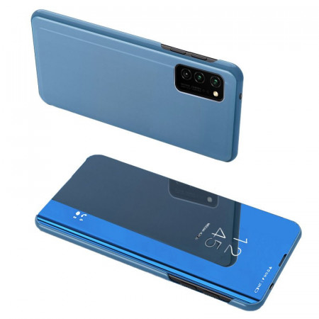 Огледален калъф тип книга Clear View - Samsung Galaxy A72 син