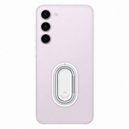 Оригинален гръб с ринг стойка SAMSUNG Clear Gadget (EF-XS916CTEGWW) - Samsung Galaxy S23+ прозрачен