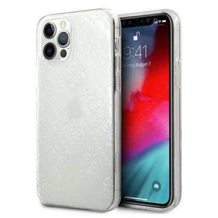 Оригинален гръб GUESS 3D Pattern GUHCP12L3D4GTR - iPhone 12 Pro Max прозрачен