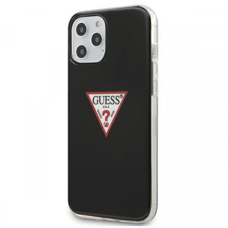 Оригинален гръб GUESS Triangle GUHCP12SPCUCTLBK - iPhone 12 mini черен