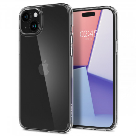 Оригинален гръб SPIGEN Airskin Hybrid - iPhone 15 Plus кристалнопрозрачен