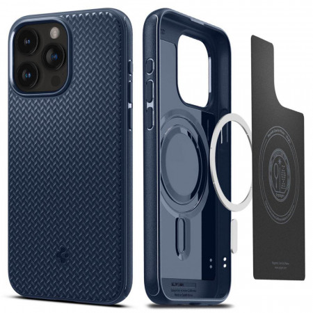 Оригинален гръб SPIGEN Mag Armor MagSafe - iPhone 15 Pro Max тъмносин