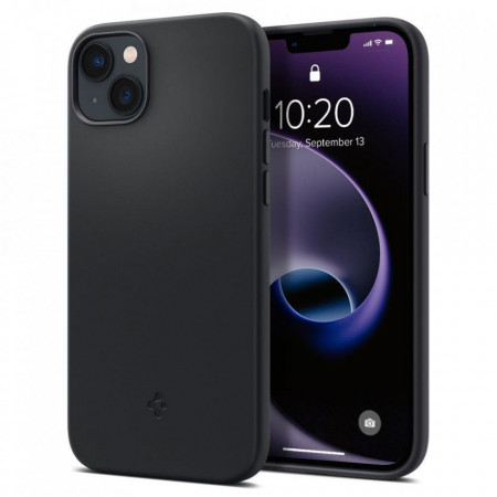 Оригинален гръб SPIGEN Silicone Fit MagSafe - iPhone 14 Plus черен